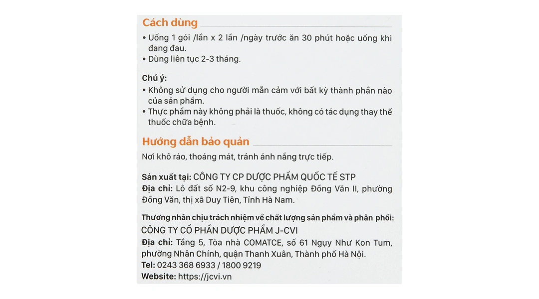 Combo 4 hộp thực phẩm bảo vệ sức khỏe dạ dày Gasto Hộp 20 Gói X 10ml - 5